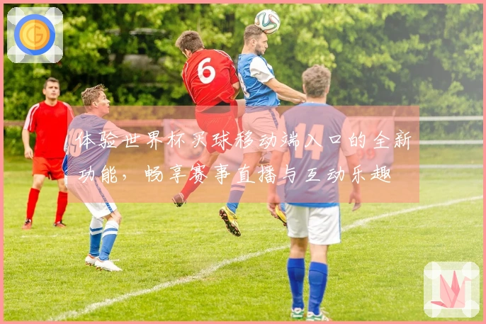体验世界杯买球移动端入口的全新功能，畅享赛事直播与互动乐趣