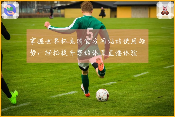 掌握世界杯竞猜官方网站的使用趋势,轻松提升您的体育直播体验